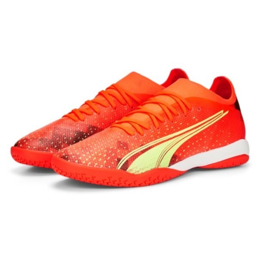 Puma Ultra Match IT Coral Orange Indoor Soccer Football Shoes Men 11.5 106904-03